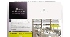 Desktop Screenshot of hoteldefrance-auch.com